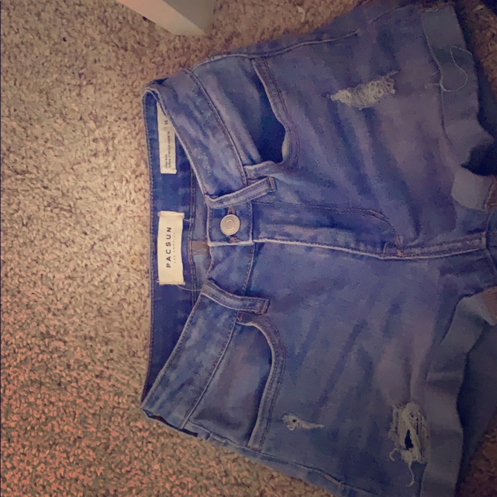 Size 23 Pacsun Super Stretch Jean Shorts